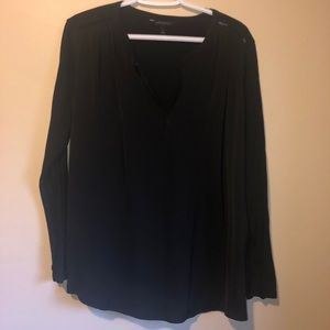 Banana Republic long sleeve back top